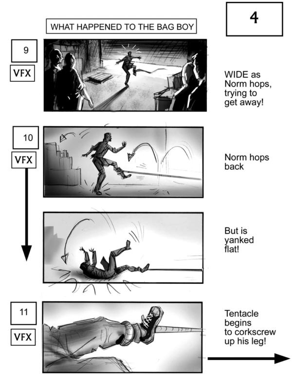 CLICK IMAGE FOR NEXT STORYBOARD FROM THE MIST