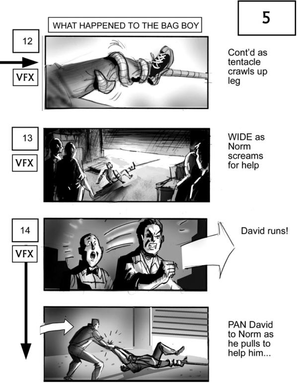 CLICK IMAGE FOR NEXT STORYBOARD FROM THE MIST