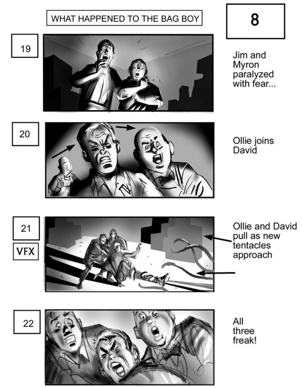 CLICK IMAGE FOR NEXT STORYBOARD FROM THE MIST