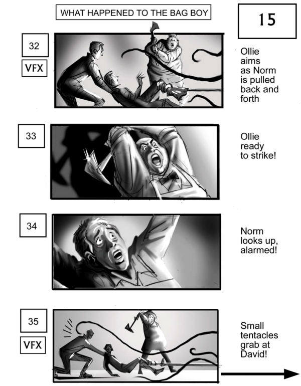 CLICK IMAGE FOR NEXT STORYBOARD FROM THE MIST