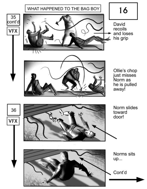 CLICK IMAGE FOR NEXT STORYBOARD FROM THE MIST