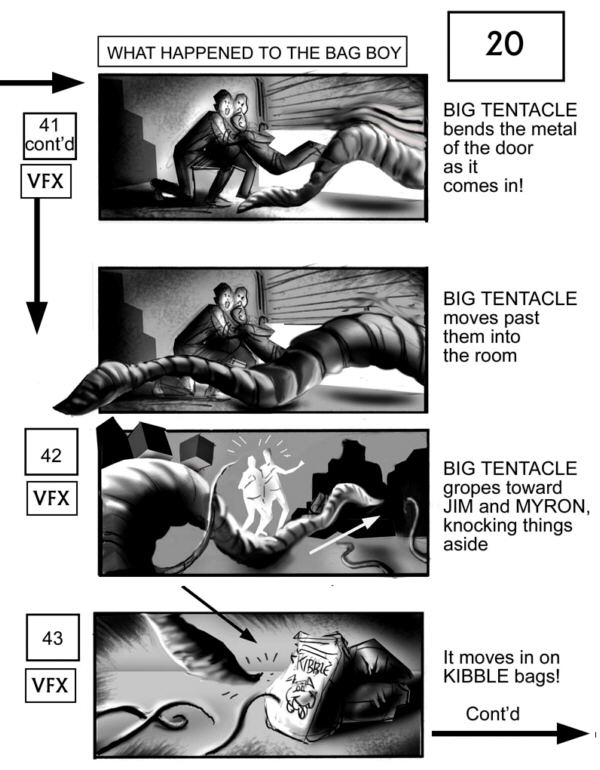 CLICK IMAGE FOR NEXT STORYBOARD FROM THE MIST