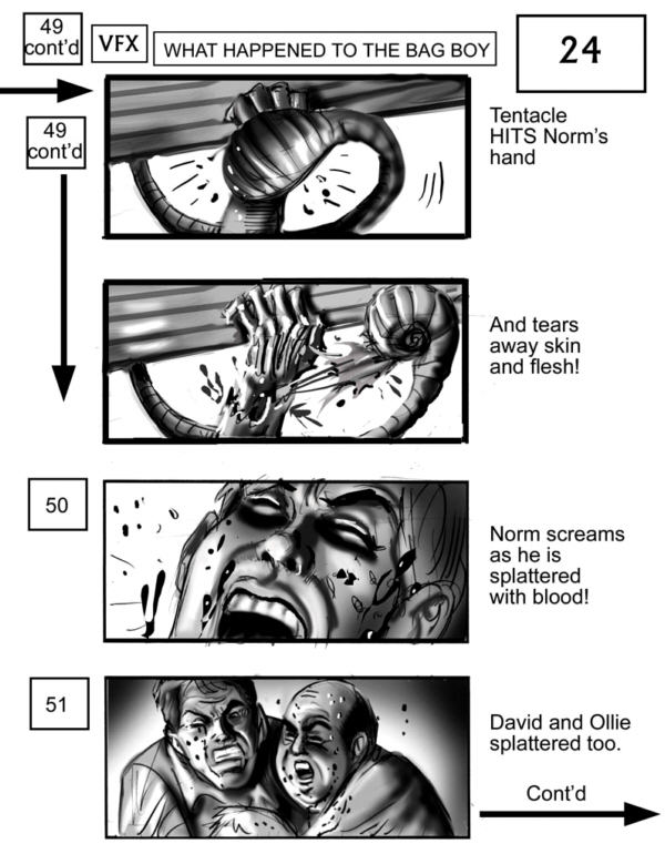 CLICK IMAGE FOR NEXT STORYBOARD FROM THE MIST