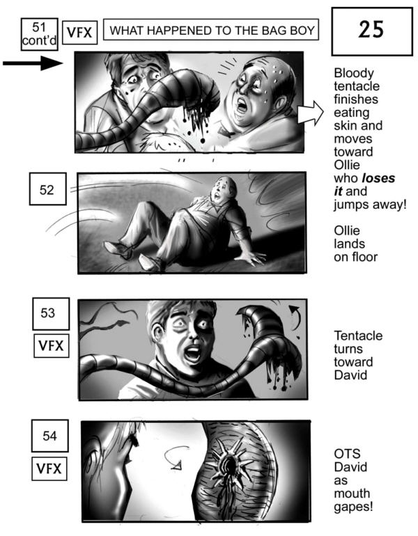 CLICK IMAGE FOR NEXT STORYBOARD FROM THE MIST