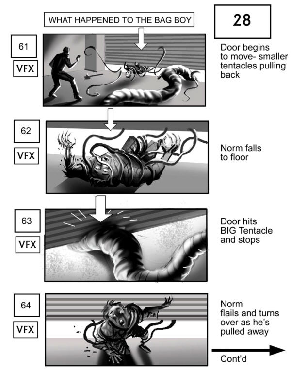 CLICK IMAGE FOR NEXT STORYBOARD FROM THE MIST